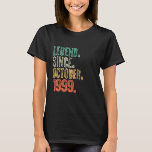 23 Years Old Gifts Legend Since October 1999 23rd T-Shirt