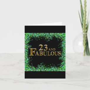 23rd Birthday Card