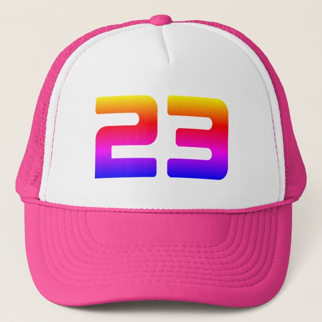 23rd Birthday Pride Party Trucker Hat (Front)