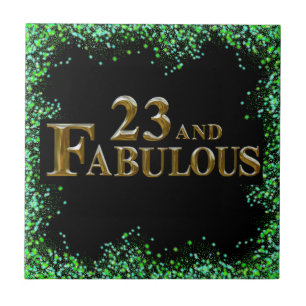 23rd Birthday Tile