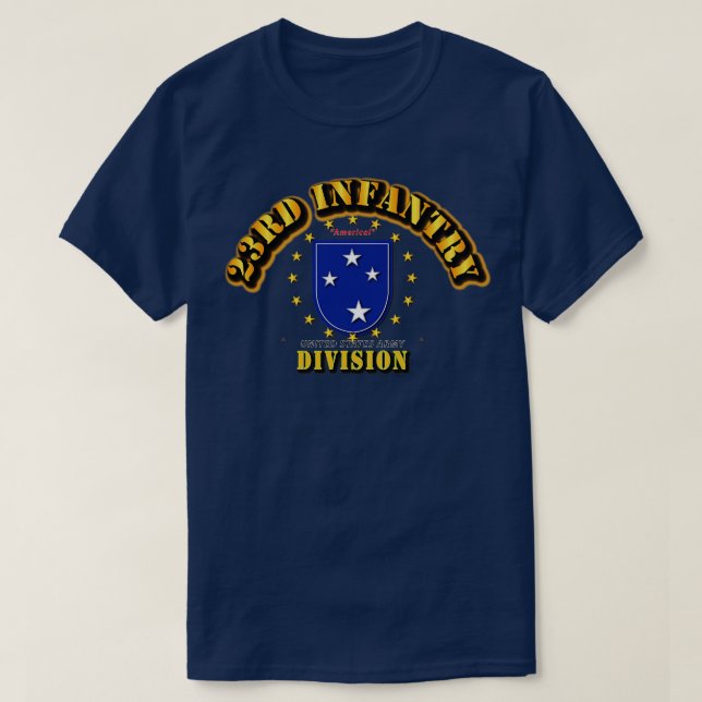 23rd Infantry Division Americal Division T-Shirt (Design Front)