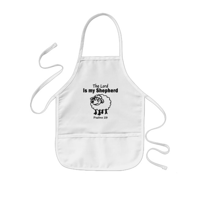 23rd Psalm Kid's Apron (Front)