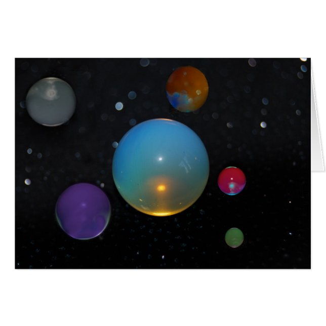 23rd Universe in Space greeting card (Front Horizontal)