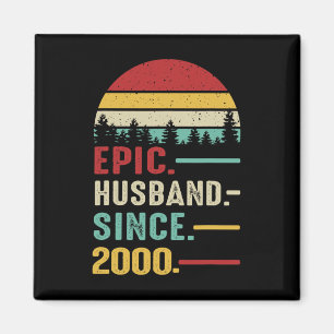23rd Wedding Anniversary for Him Epic Husband Sinc Magnet