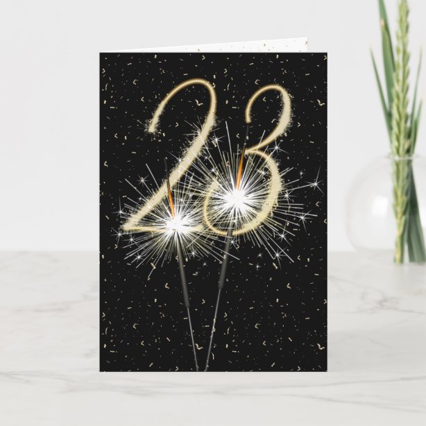 23rd Wedding Anniversary Cards Zazzle.co.nz