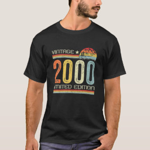 23th B Day Gifts Vintage 2000 Limited Edition 23 T-Shirt
