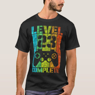 23th Birthday Male Gamer Full Level 23 T-Shirt