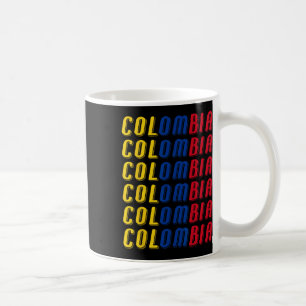 2425 Colombian Flag Soccer Jersey Kit Sport Unifor Coffee Mug
