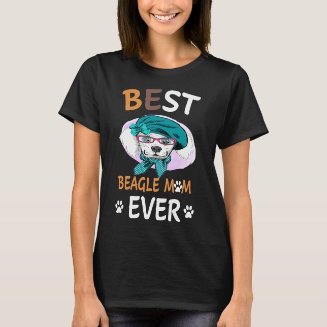 243 Best Beagle Mum Ever T-Shirt (Front)