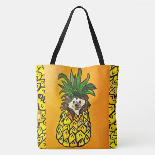 248 - Hedgehog and the pineapple - Tote Bag