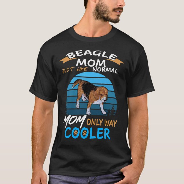 24 Beagle Mum Cooler T-Shirt (Front)