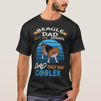 24 Dad - Beagle Dad Cooler Beagle T-Shirt