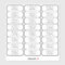 24 Guest Names Clear Return Address Custom Labels