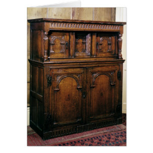 24:Hall cupboard, oak, c.1600