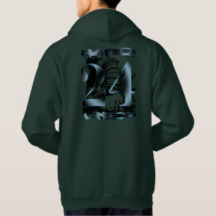“24 Hard Lines” Signature Hoodie – Dark Forest Edi