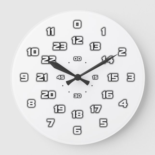 24 Hour Analog Clock (Front)