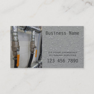 24 hour emergency plumber - silver card