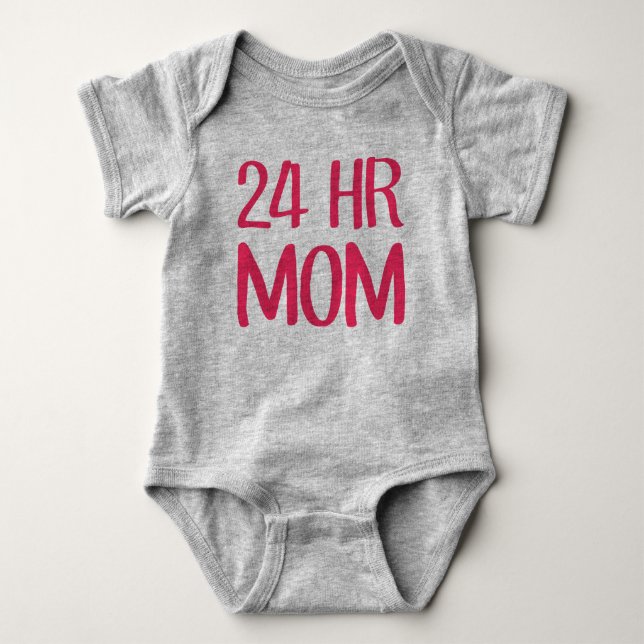 24 hr Mum Baby Bodysuit (Front)