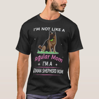 24 I'm Not Like A Regular Mum I'm A German Shepher T-Shirt