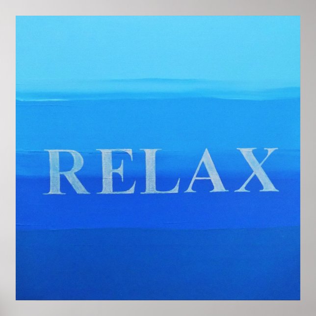 24 inch x 24 inch Value Poster Paper Relax (Front)