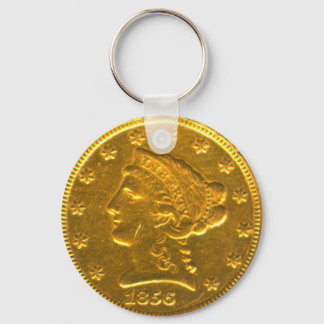 24 karat gold key ring