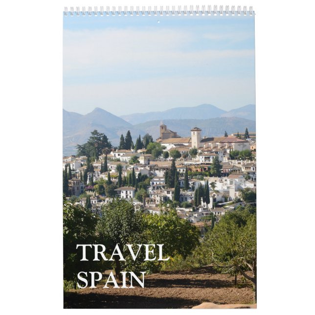 24 month Travel Spain Calendar (Cover)