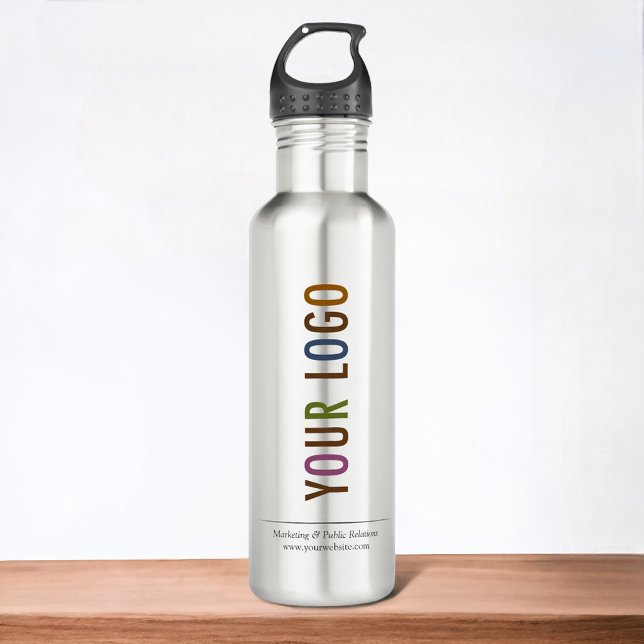 24 oz Stainless Steel Water Bottle with Your Logo (MISOOK Stainless Steel Water Bottle with Logo)
