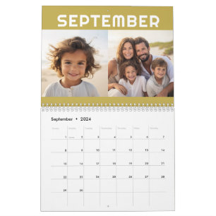 24 Photo - 2 Per Month Modern Family Calendar