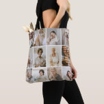 24 Photo collage template personalised Tote Bag<br><div class="desc">This one-of-a-kind 24 photo collage tote bag lets you cherish your most precious moments in style. Make your own collage themed bags from Ricaso - Customise with your favourite twenty four photos for a personalised gift for yourself or loved one Showcase the special times that mean the most - weddings,...</div>