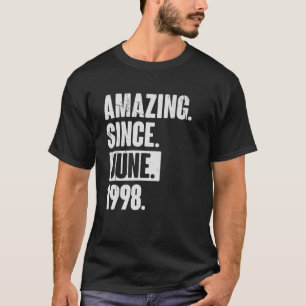 24 Year Old 24th Birthday Amazing Since June 199 T-Shirt