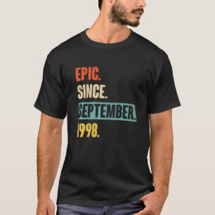 24 Year Old 24th Birthday Bday Epic Since Septemb T-Shirt