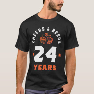 24 Years Old Gift 24th Birthday Gift Ideas T-Shirt