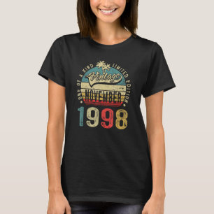 24 Years Old Vintage November 1998 24th Birthday M T-Shirt