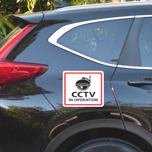 24h Video In Operation Dome Camera Sign