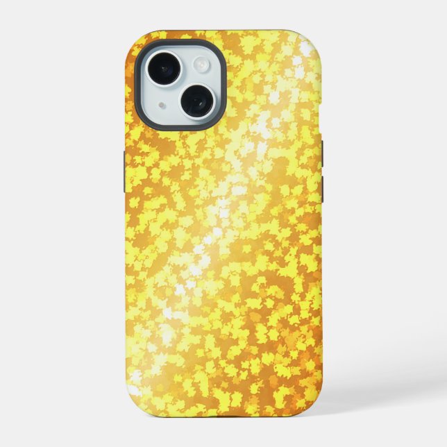 24k Gold Leaf iPhone 15 Case (Back)