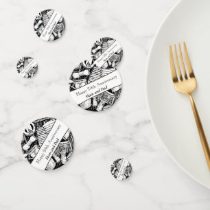 24th Anniversary editable Confetti