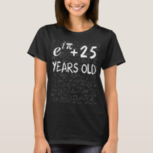 24th birthday 24 years old math geek Euler identit T-Shirt