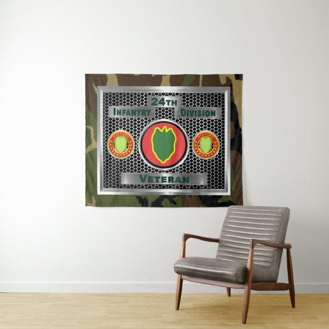 24th Infantry Division Veteran Tapestry (In Situ (Horizontal))