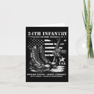 24th Infantry Victory Division Courage And Sacrifi Card