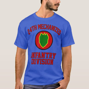 24th Mechanised Infantry Division Veteran Fathers T-Shirt