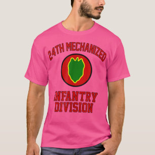 24th Mechanised Infantry Division Veteran Fathers  T-Shirt