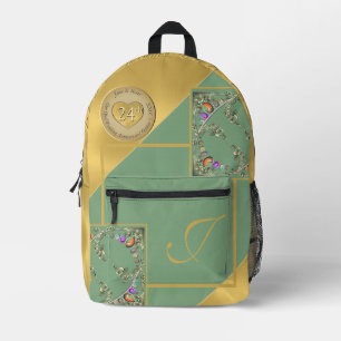 24th Opal Anniversary Print Cut Sew Bag