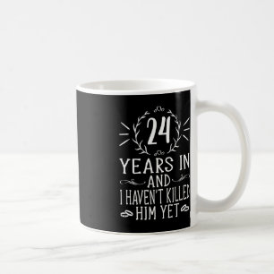 24th Wedding Anniversary For Her - 24 Years Marri Coffee Mug