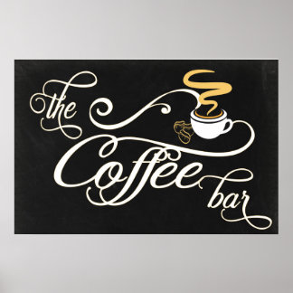 24x36 Chalkboard Coffee Bar Sign