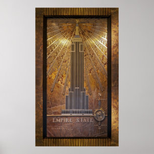 24x40 Empire Stare Building Poster Print