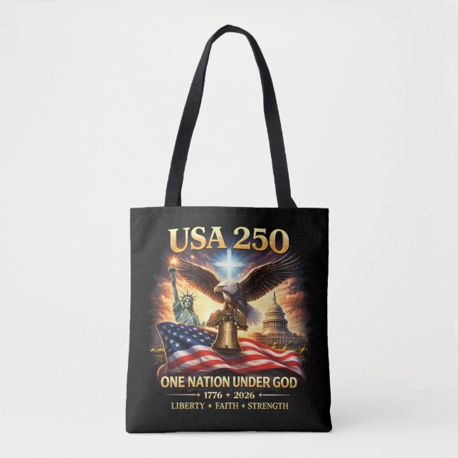 250 America Tote Bag (Front)