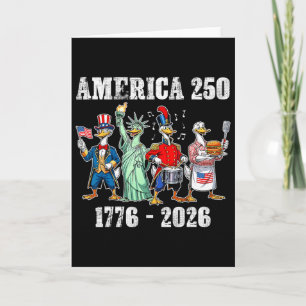 250 America Years 1776 2026 250th Birthday Goose U Card