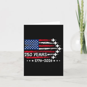 250 America Years 1776 2026 Fighter Jets 250th Card