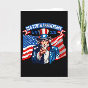 250 America Years Of Freedom 2026 250th Birthday U Card