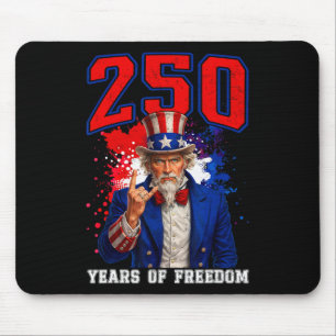 250 America Years Of Freedom 2026 250th Birthday U Mouse Pad